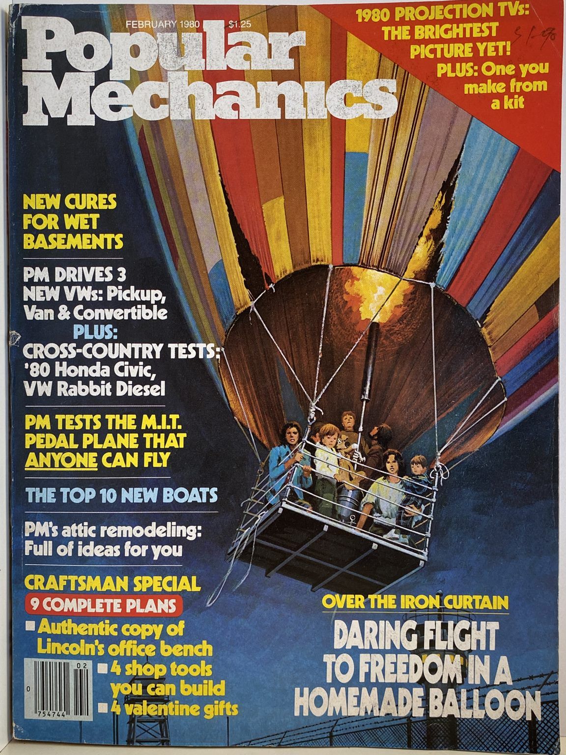 VINTAGE MAGAZINE: Popular Mechanics - Vol. 153, No. 2 - February 1980