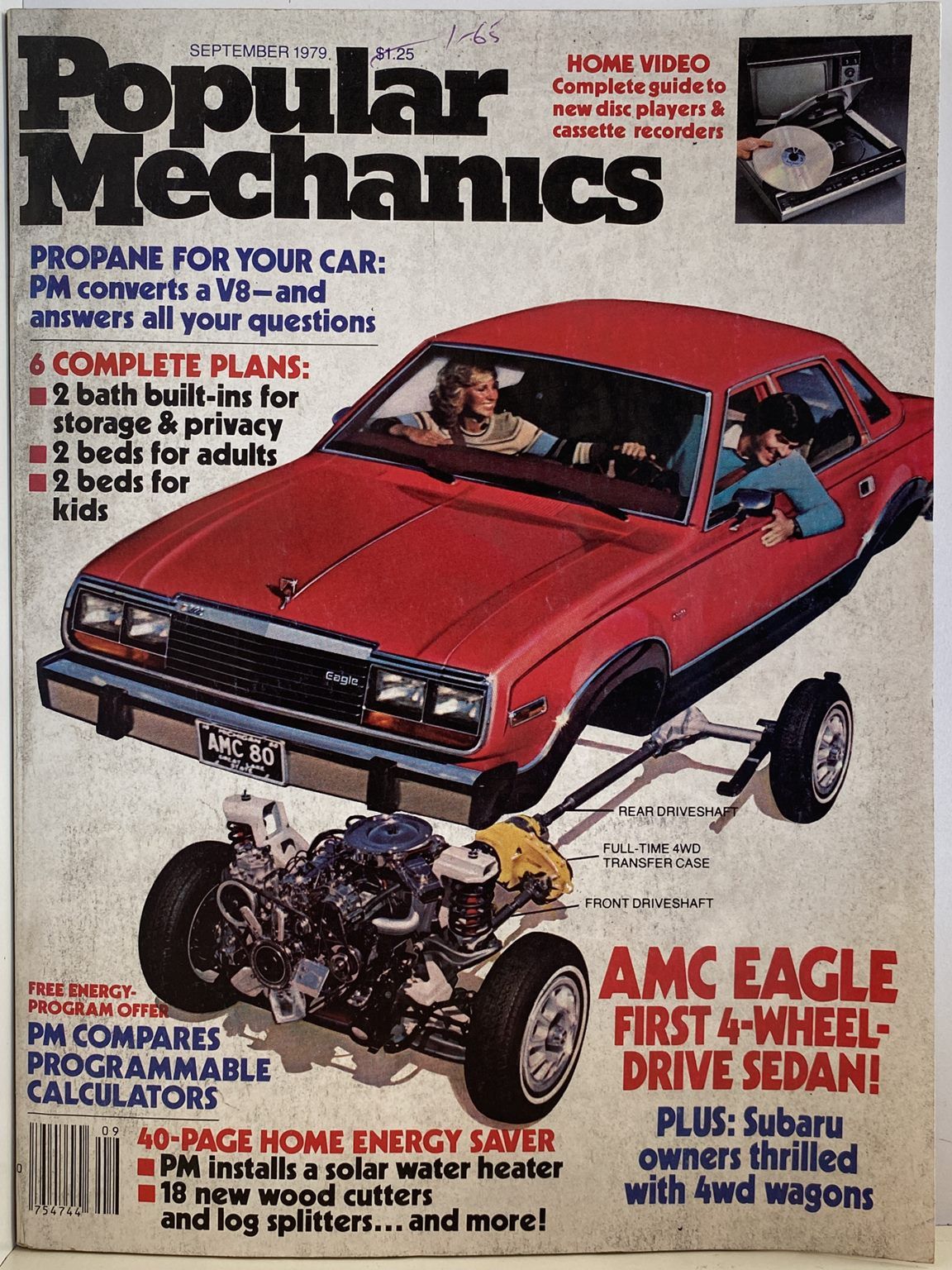 VINTAGE MAGAZINE: Popular Mechanics - Vol. 152, No. 3 - September 1979
