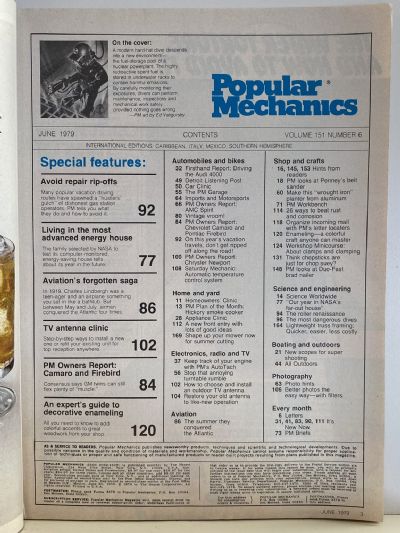 VINTAGE MAGAZINE: Popular Mechanics - Vol. 151, No. 6 - June 1979