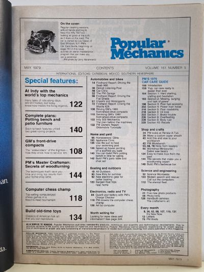 VINTAGE MAGAZINE: Popular Mechanics - Vol. 151, No. 5 - May 1979
