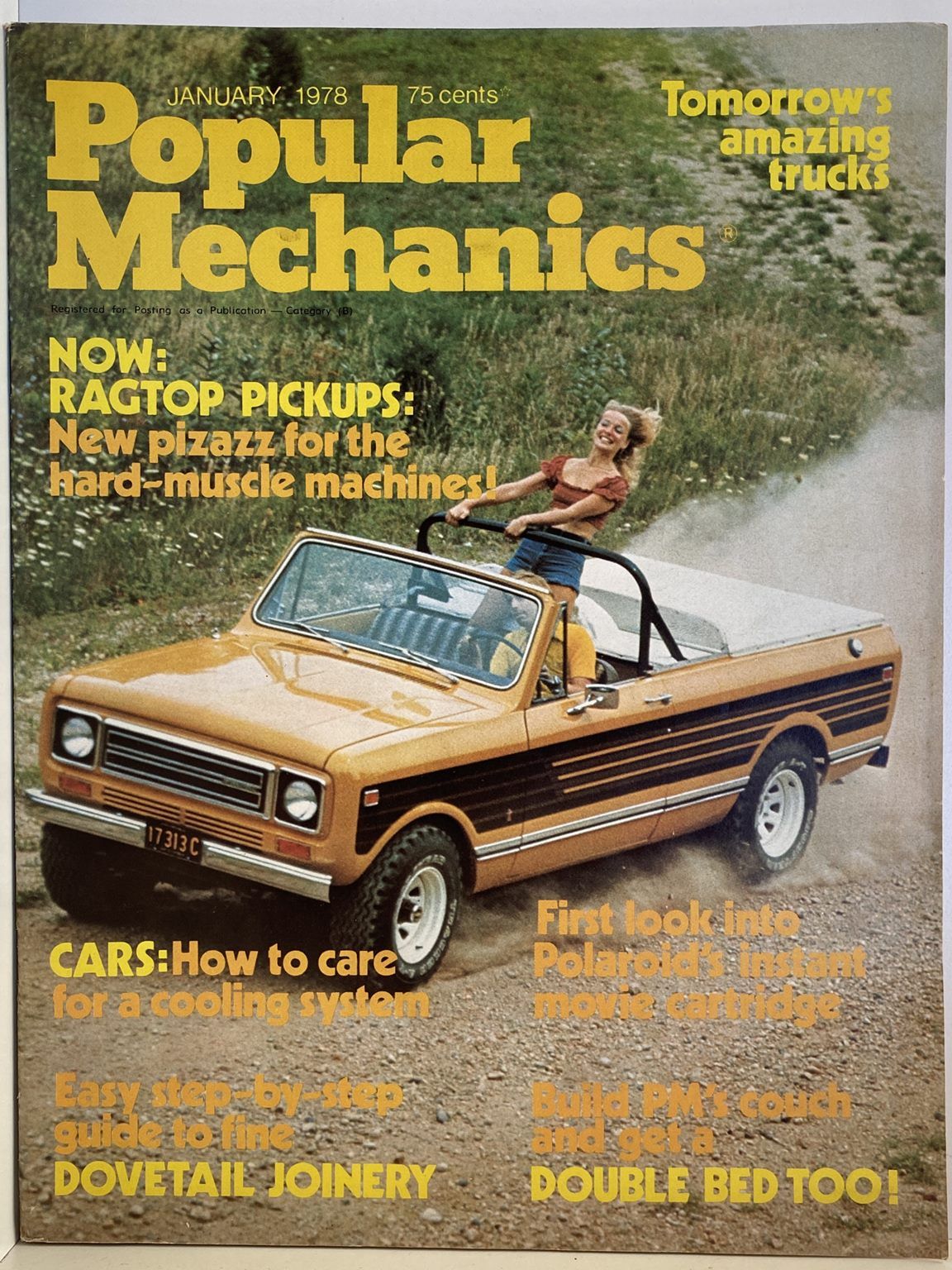 VINTAGE MAGAZINE: Popular Mechanics - Vol. 147, No. 4 - January 1978