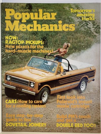 VINTAGE MAGAZINE: Popular Mechanics - Vol. 147, No. 4 - January 1978 