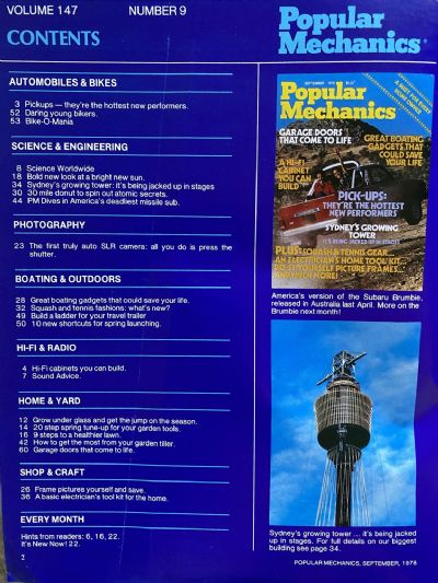 VINTAGE MAGAZINE: Popular Mechanics - Vol. 147, No. 9 - September 1978