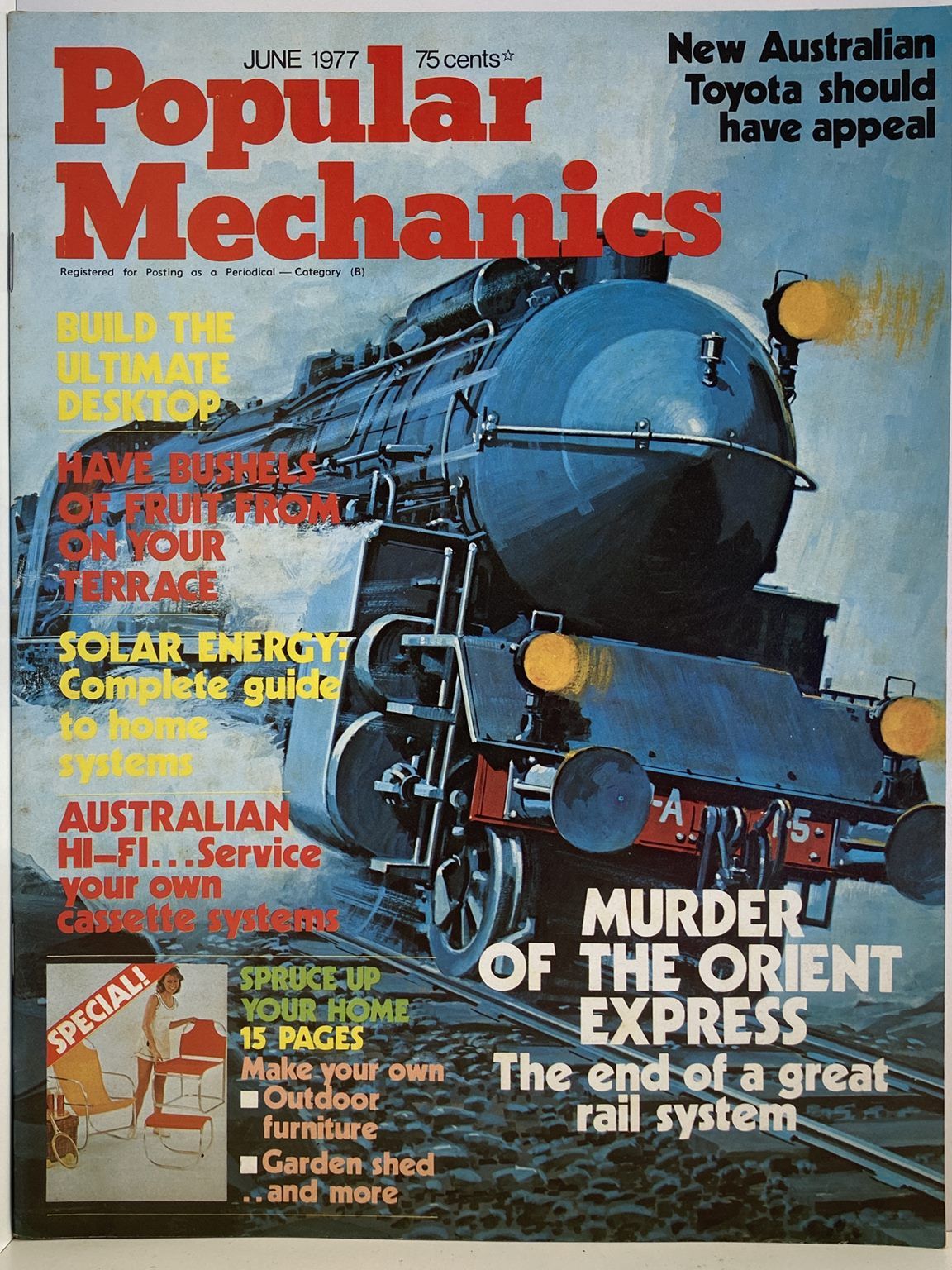 VINTAGE MAGAZINE: Popular Mechanics - Vol. 146, No. 6 - June 1977