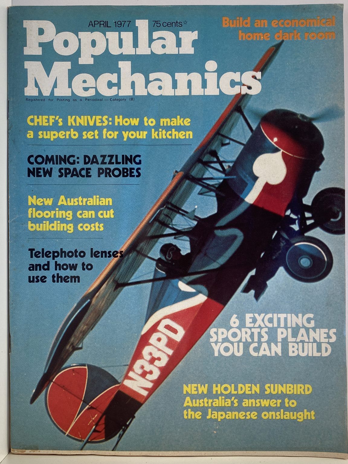 VINTAGE MAGAZINE: Popular Mechanics - Vol. 146, No. 4 - April 1977