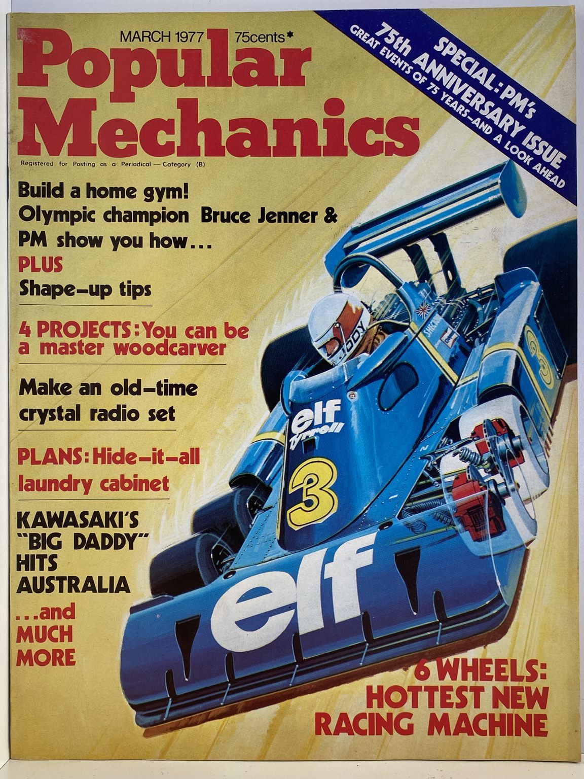 VINTAGE MAGAZINE: Popular Mechanics - Vol. 146, No. 3 - March 1977