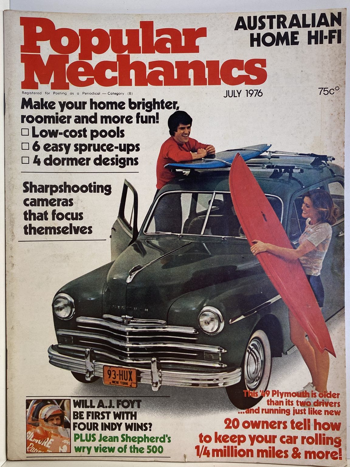 VINTAGE MAGAZINE: Popular Mechanics - Vol. 145, No. 7 - July 1976