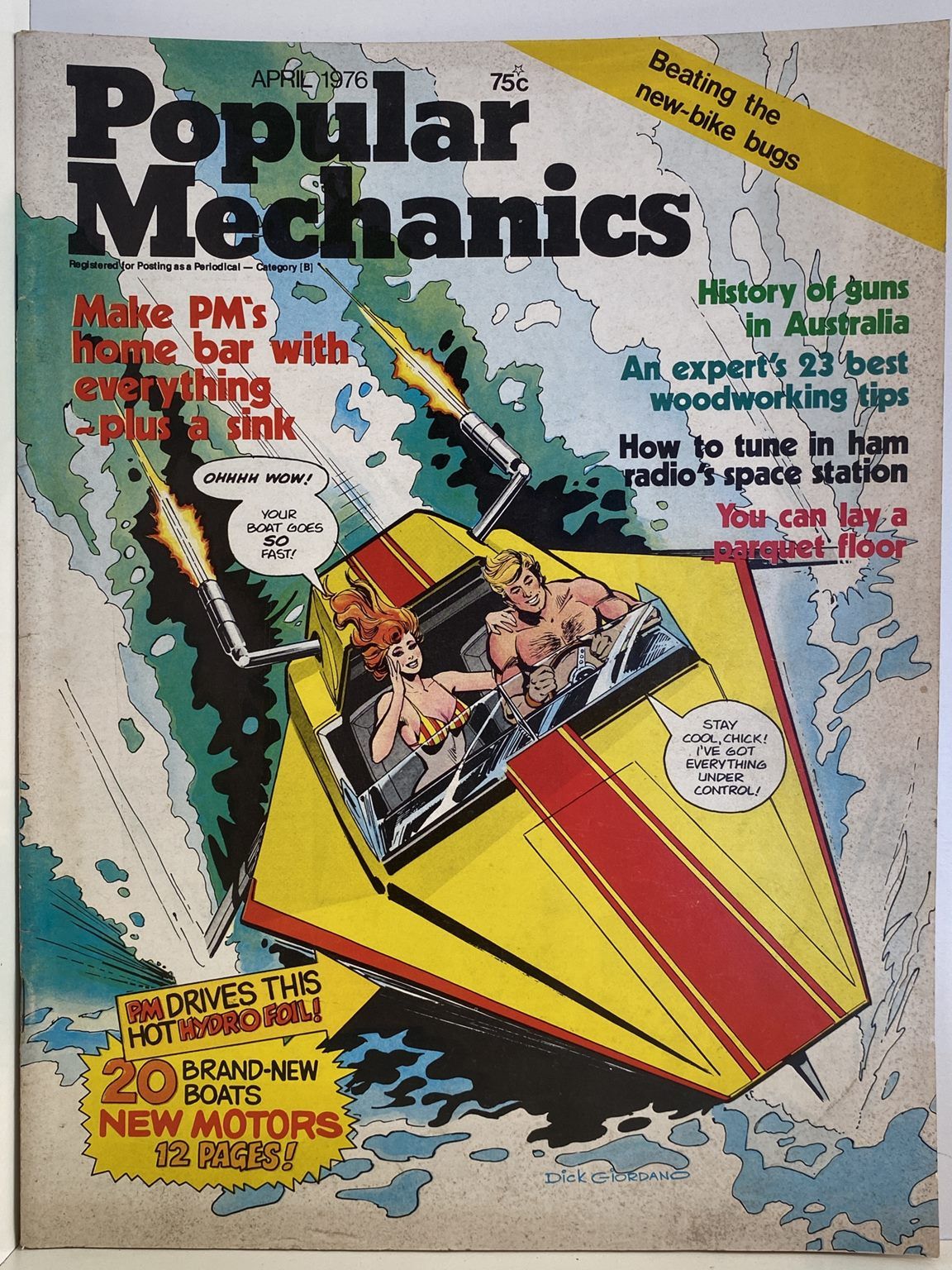VINTAGE MAGAZINE: Popular Mechanics - Vol. 145, No. 2 - April 1976