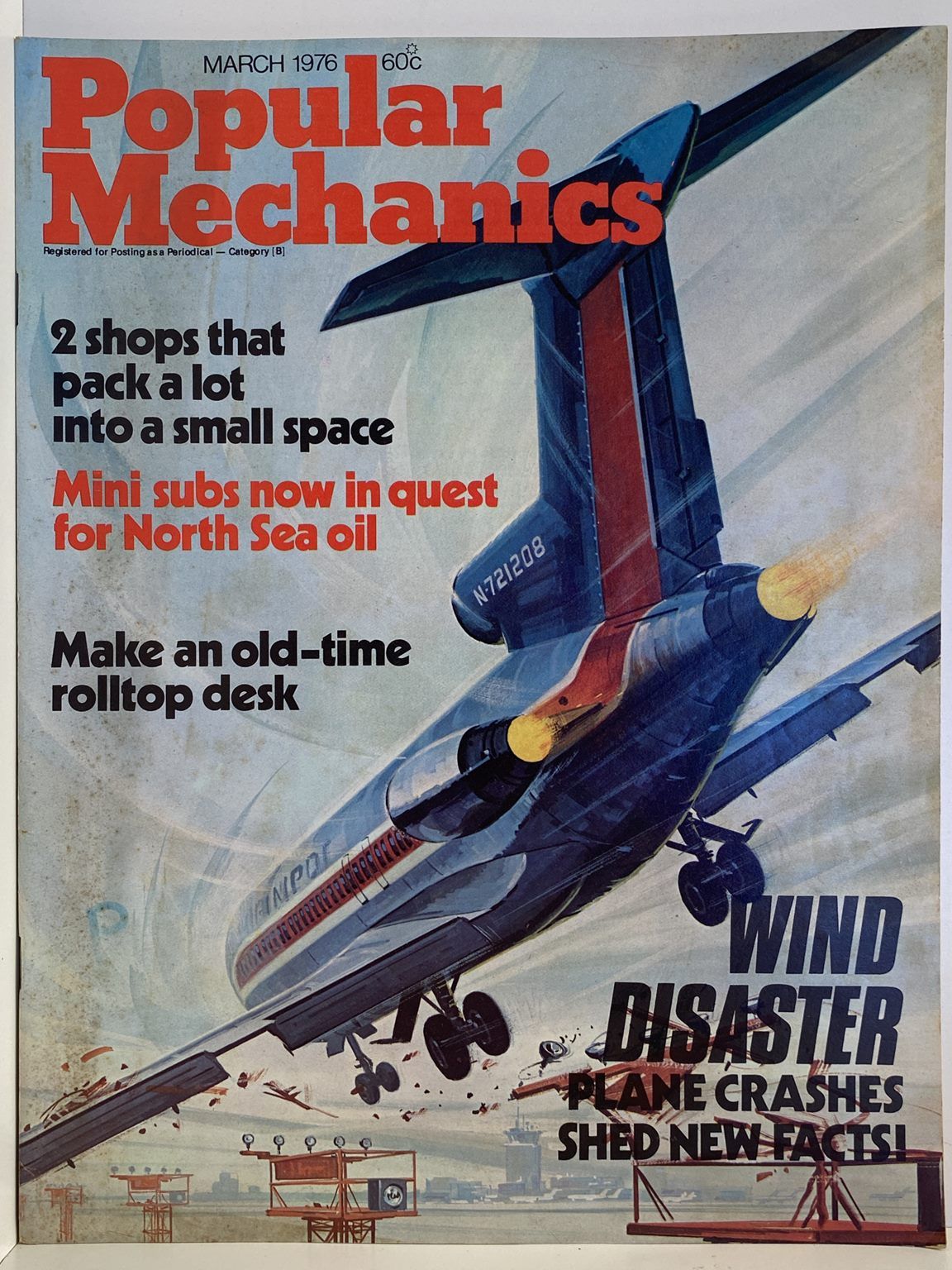 VINTAGE MAGAZINE: Popular Mechanics - Vol. 145, No. 1 - March 1976