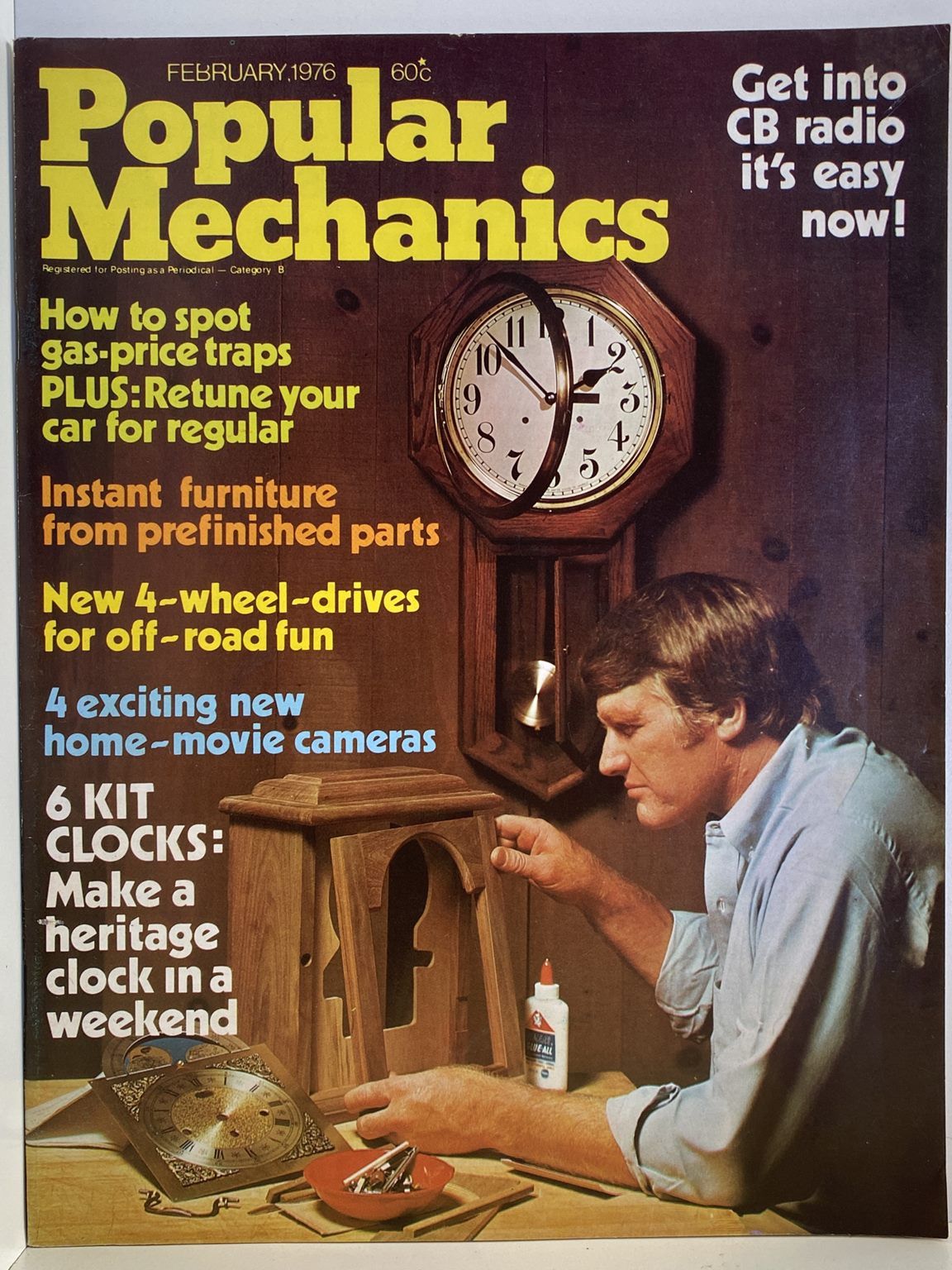VINTAGE MAGAZINE: Popular Mechanics - Vol. 144, No. 6 - February 1976