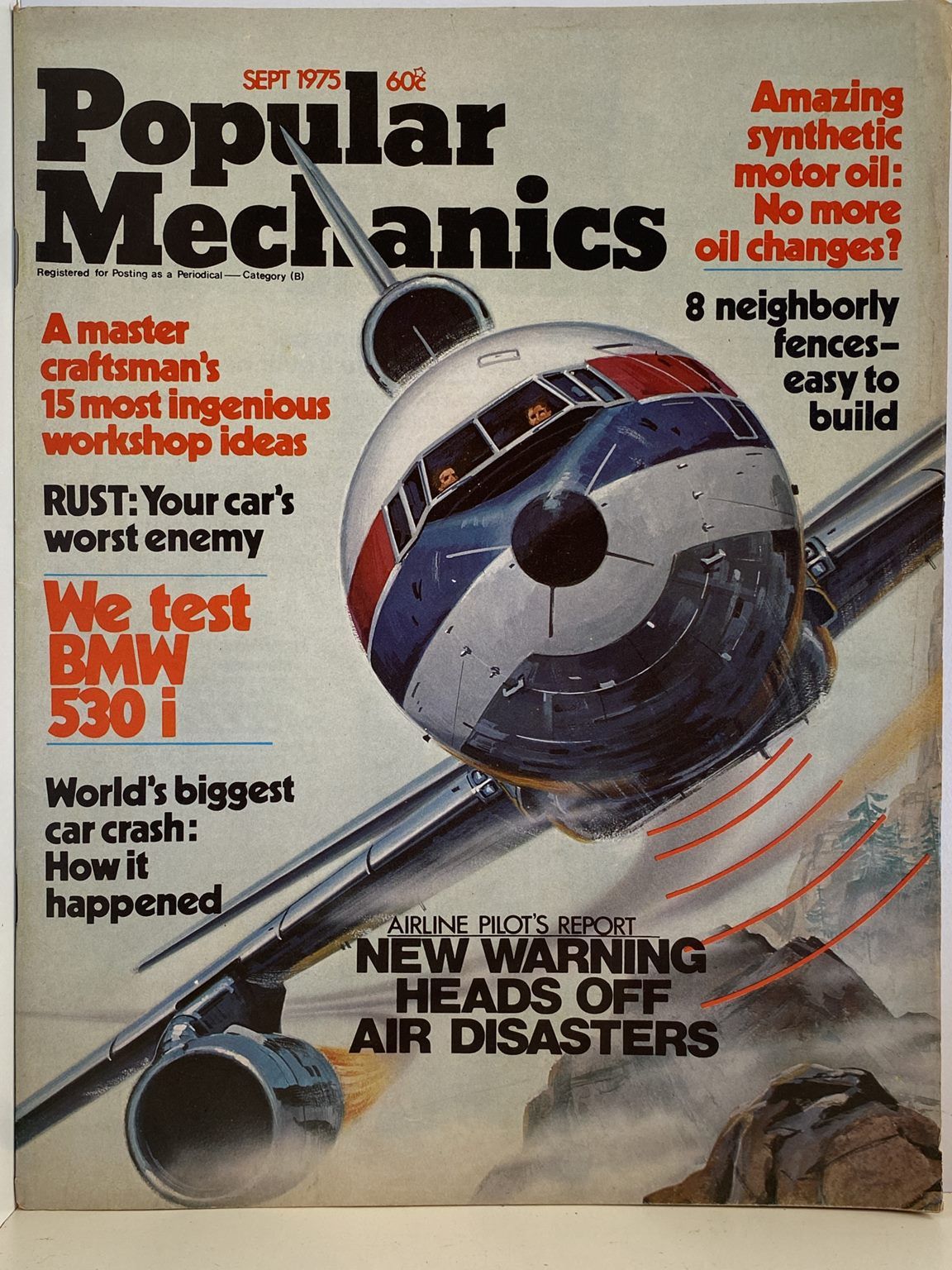 VINTAGE MAGAZINE: Popular Mechanics - Vol. 144, No. 1 - September 1975