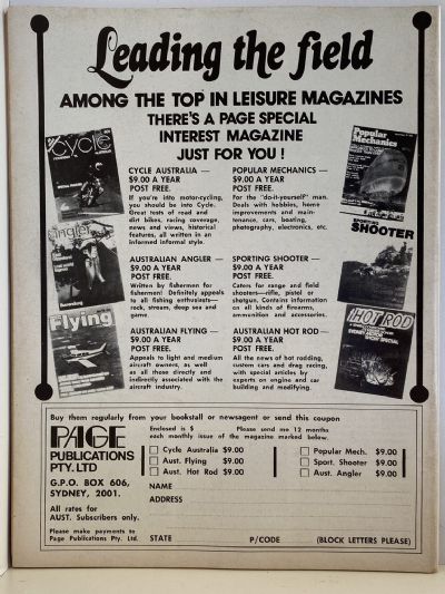 VINTAGE MAGAZINE: Popular Mechanics - Vol. 144, No. 1 - September 1975