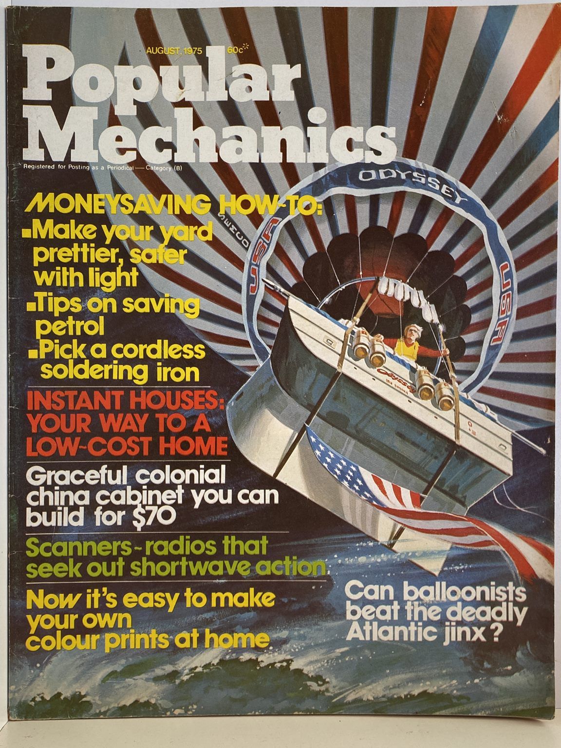 VINTAGE MAGAZINE: Popular Mechanics - Vol. 143, No. 6 - August 1975
