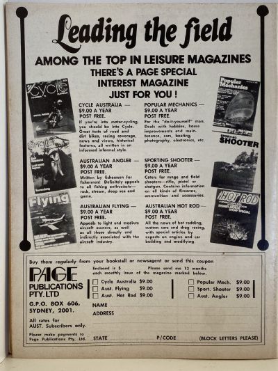 VINTAGE MAGAZINE: Popular Mechanics - Vol. 143, No. 6 - August 1975