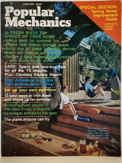 VINTAGE MAGAZINE: Popular Mechanics - Vol. 143, No. 4 - June 1975 