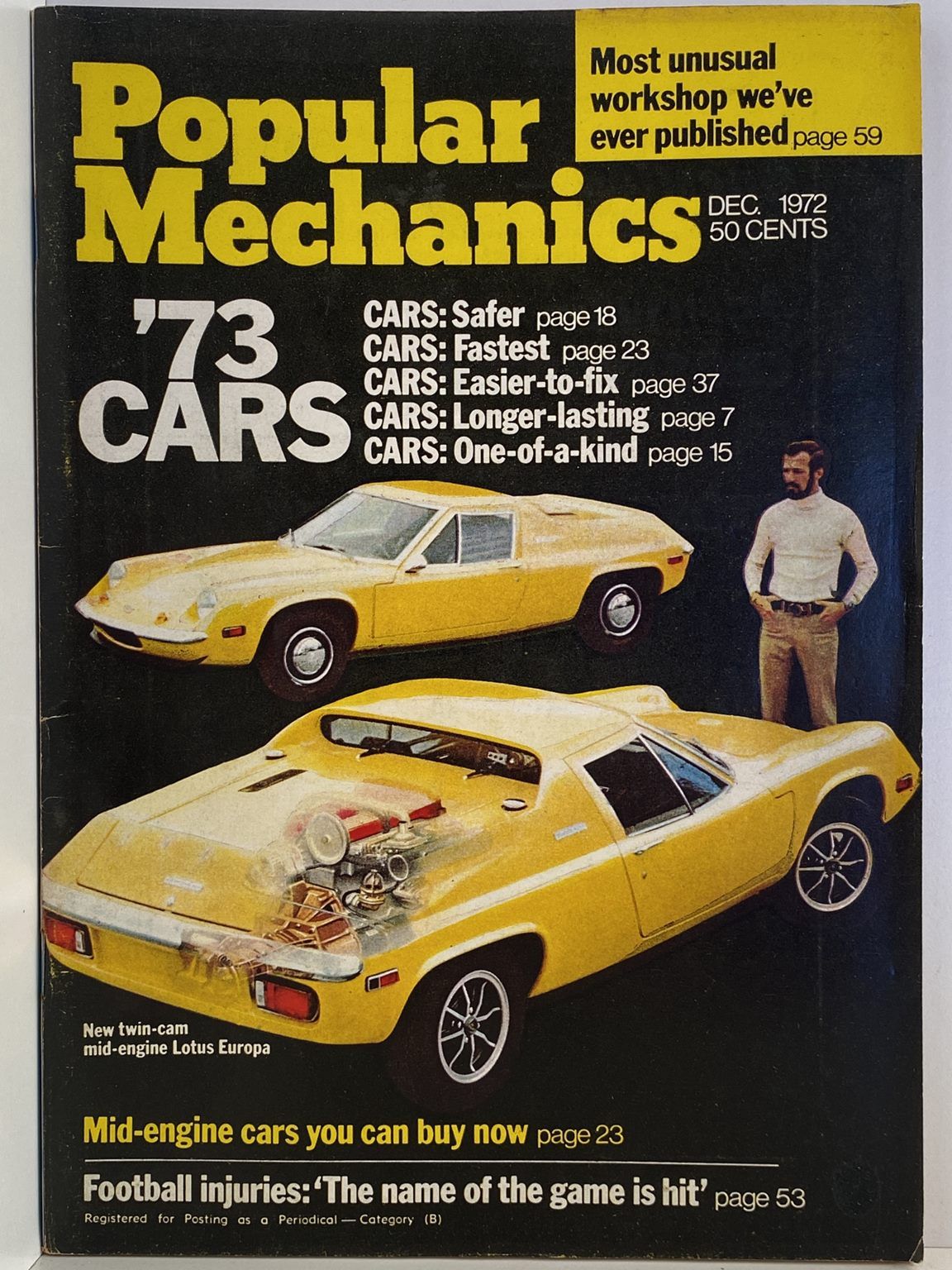 VINTAGE MAGAZINE: Popular Mechanics - Vol. 138, No. 4 - December 1972