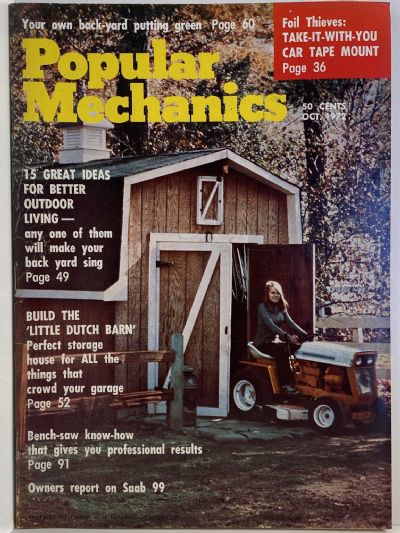 VINTAGE MAGAZINE: Popular Mechanics - Vol. 138, No. 2 - October 1972 