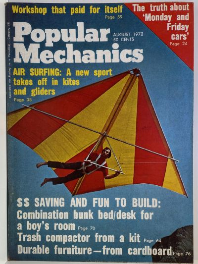 VINTAGE MAGAZINE: Popular Mechanics - Vol. 137, No. 6 - August 1972 
