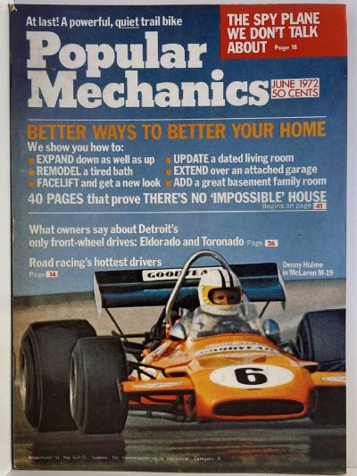 VINTAGE MAGAZINE: Popular Mechanics - Vol. 137, No. 4 - June 1972 