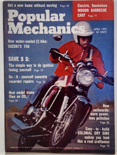 VINTAGE MAGAZINE: Popular Mechanics - Vol. 137, No. 2 - April 1972 
