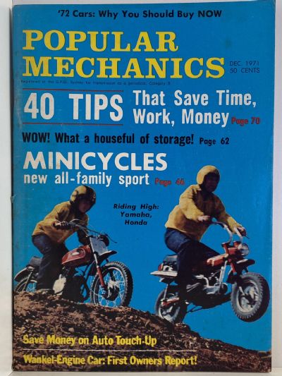 VINTAGE MAGAZINE: Popular Mechanics - Vol. 136, No. 4 - December 1971 