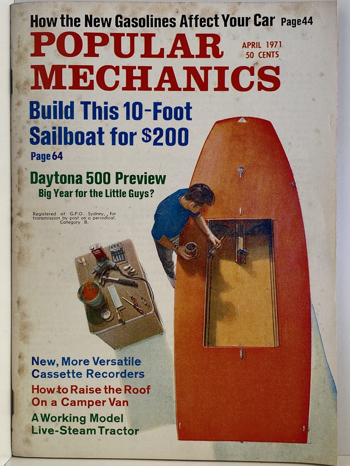 VINTAGE MAGAZINE: Popular Mechanics - Vol. 135, No. 2 - April 1971