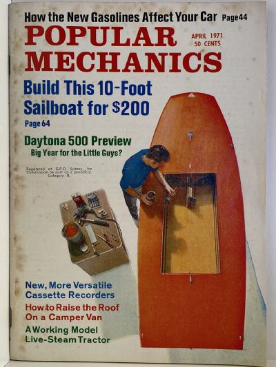 VINTAGE MAGAZINE: Popular Mechanics - Vol. 135, No. 2 - April 1971 