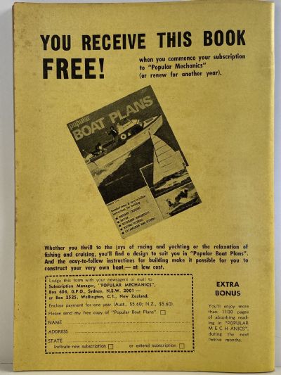 VINTAGE MAGAZINE: Popular Mechanics - Vol. 134, No. 2 - October 1970