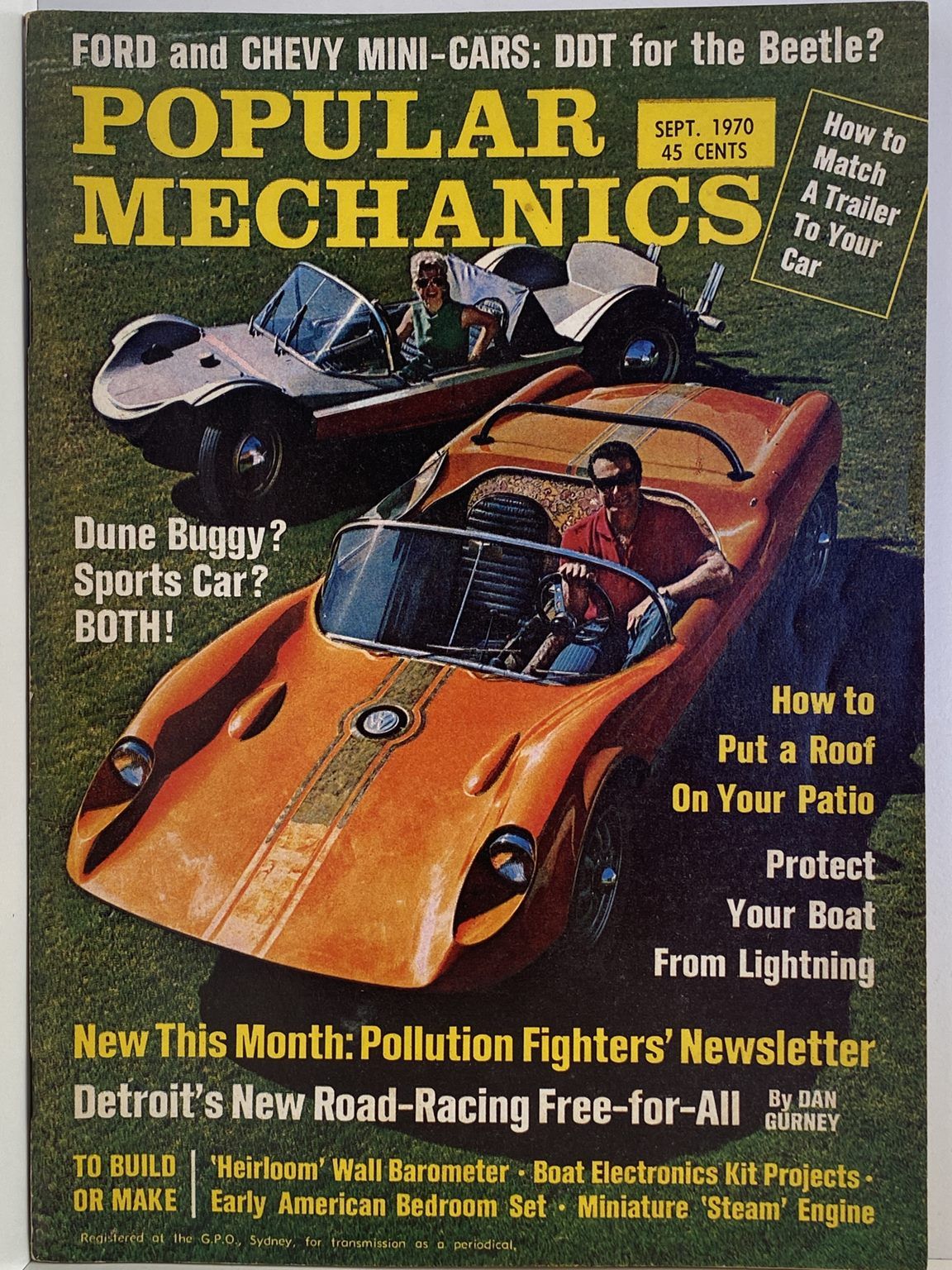 VINTAGE MAGAZINE: Popular Mechanics - Vol. 134, No. 1 - September 1970