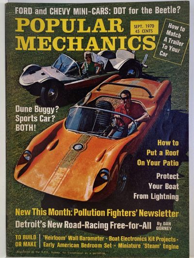 VINTAGE MAGAZINE: Popular Mechanics - Vol. 134, No. 1 - September 1970 