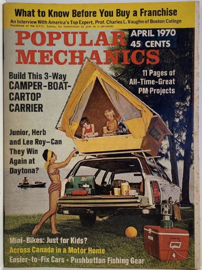 VINTAGE MAGAZINE: Popular Mechanics - Vol. 133, No. 2 - April 1970 