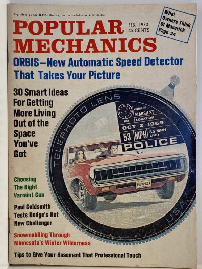 VINTAGE MAGAZINE: Popular Mechanics - Vol. 132, No. 6 - February 1970 