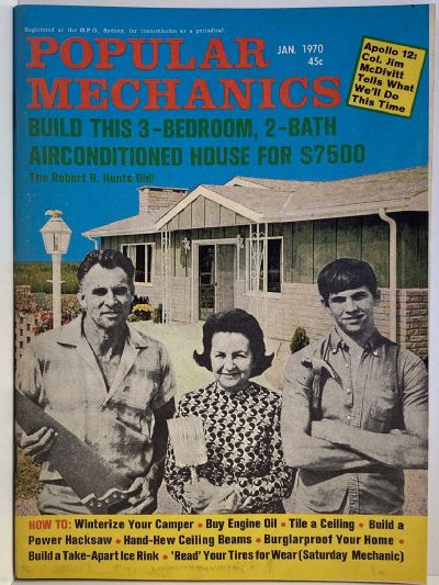VINTAGE MAGAZINE: Popular Mechanics - Vol. 132, No. 5 - January 1970 