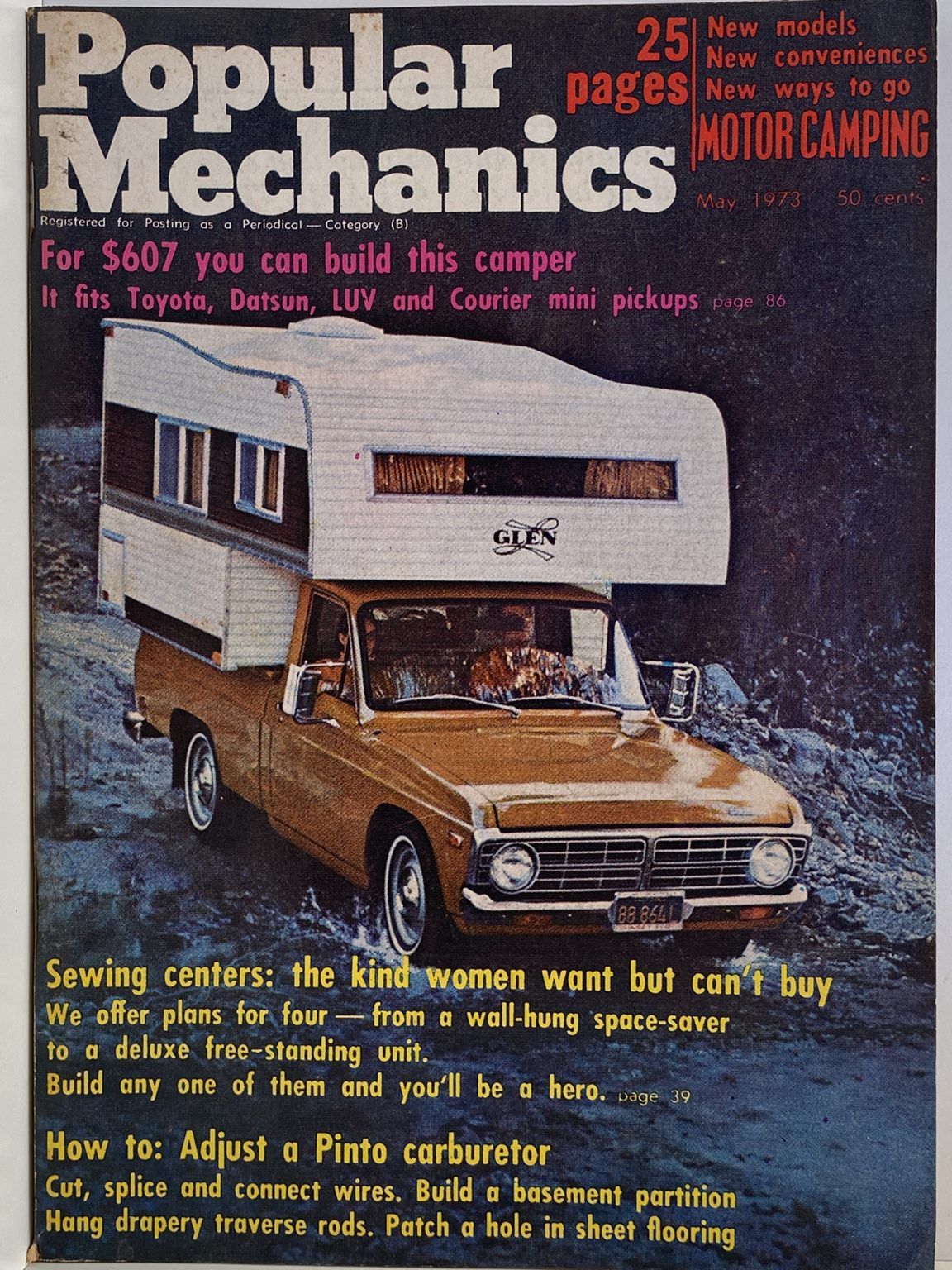 VINTAGE MAGAZINE: Popular Mechanics - Vol. 139, No. 3 - May 1973