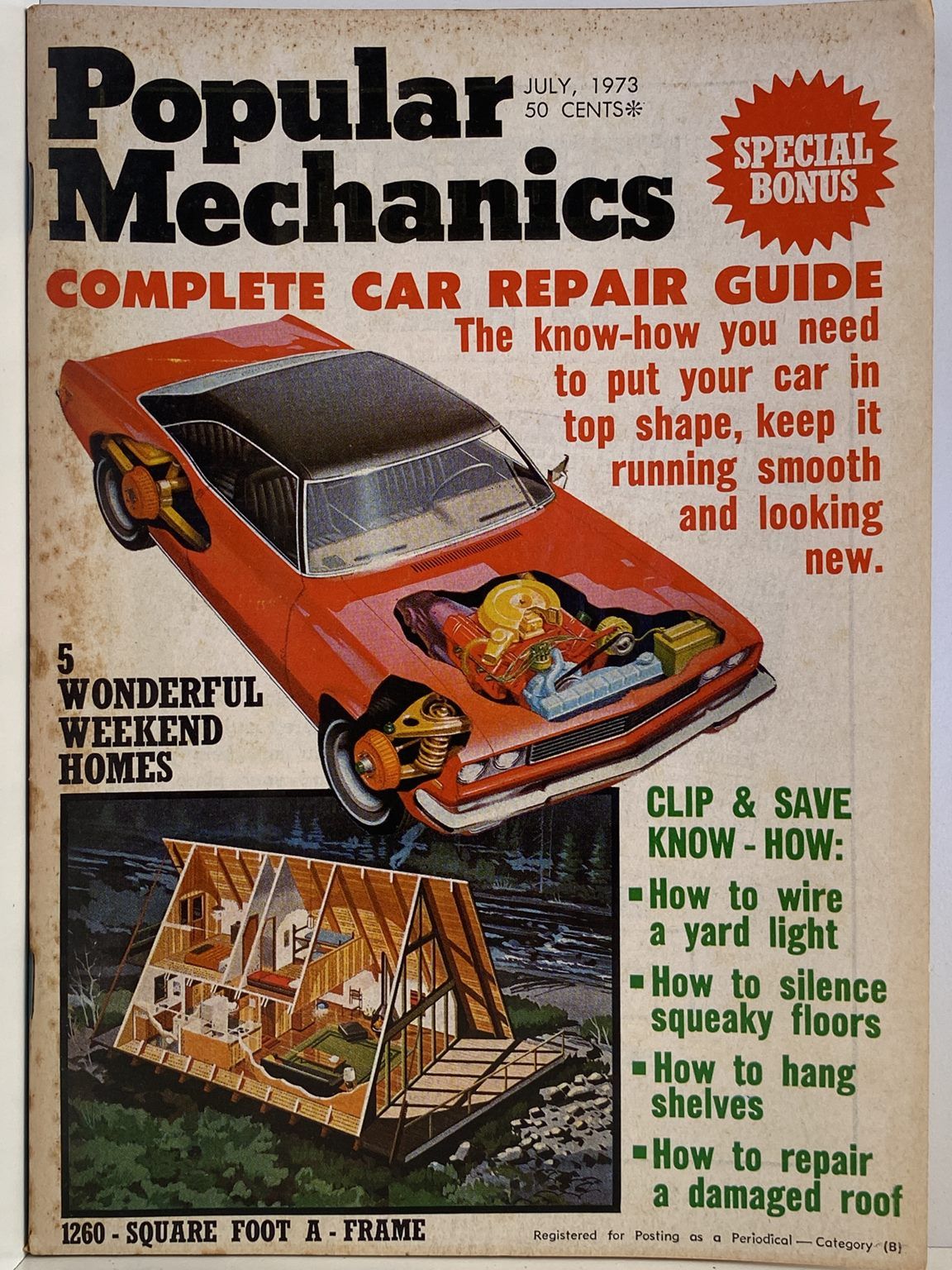 VINTAGE MAGAZINE: Popular Mechanics - Vol. 139, No. 5 - July 1973