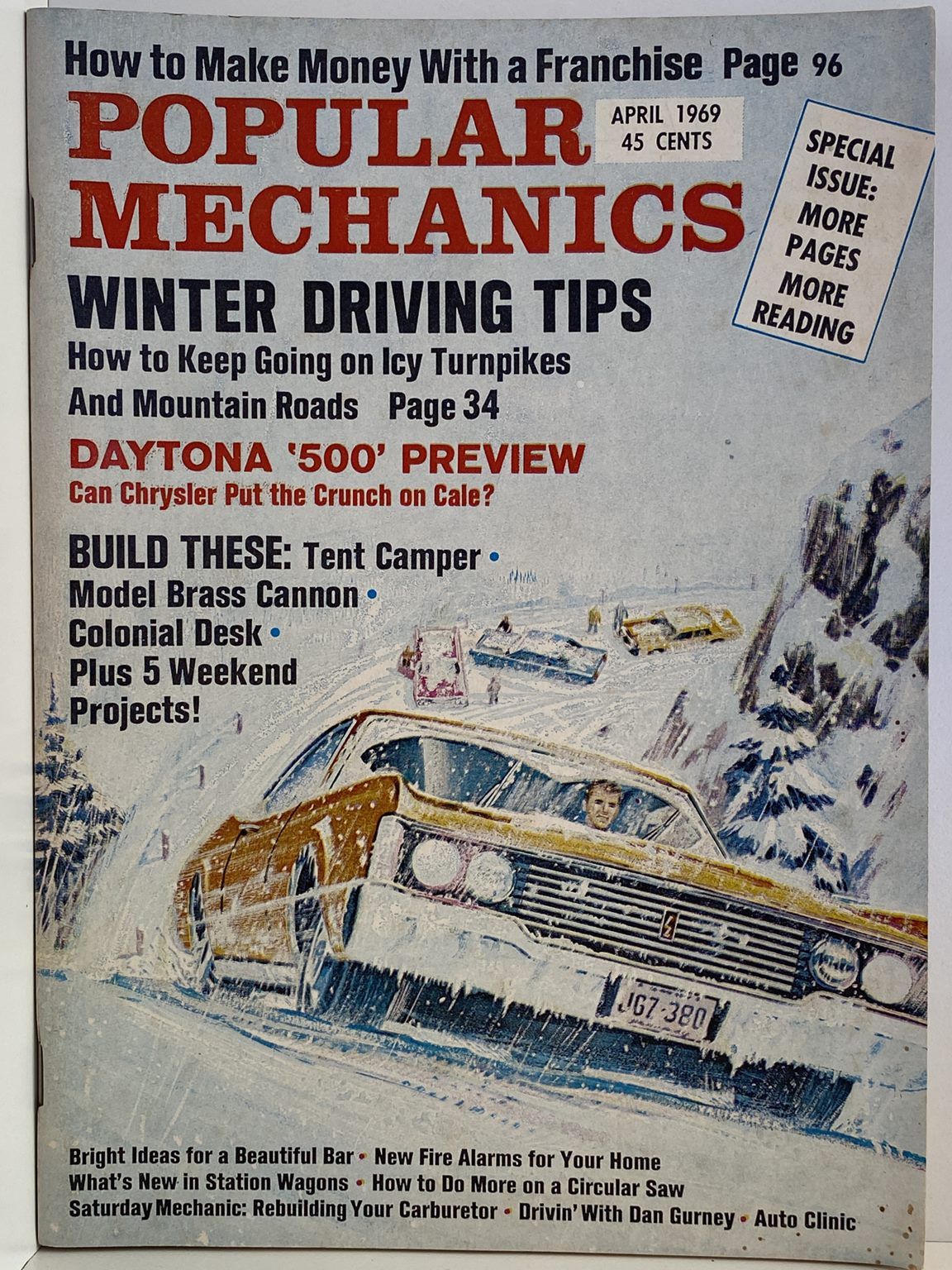 VINTAGE MAGAZINE: Popular Mechanics - Vol. 131, No. 2 - April 1969