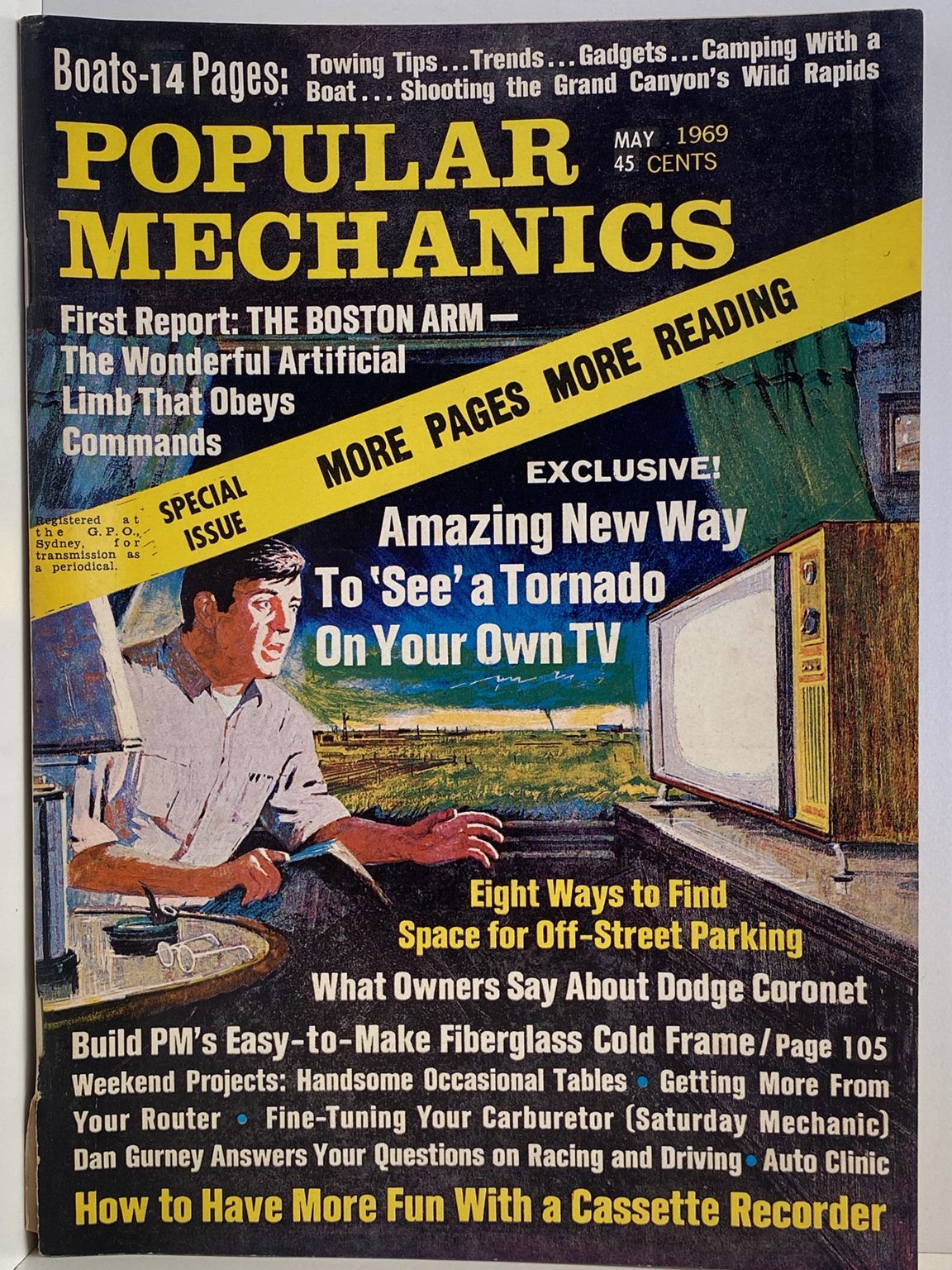 VINTAGE MAGAZINE: Popular Mechanics - Vol. 131, No. 3 - May 1969