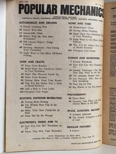 VINTAGE MAGAZINE: Popular Mechanics - Vol. 131, No. 3 - May 1969