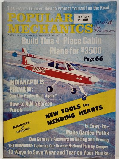 VINTAGE MAGAZINE: Popular Mechanics - Vol. 131, No. 5 - July 1969 