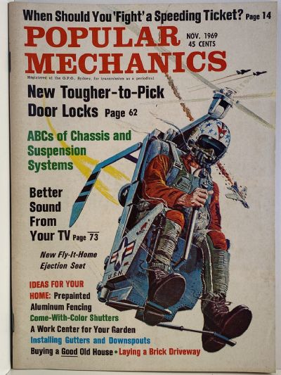 VINTAGE MAGAZINE: Popular Mechanics - Vol. 132, No. 3 - November 1969 