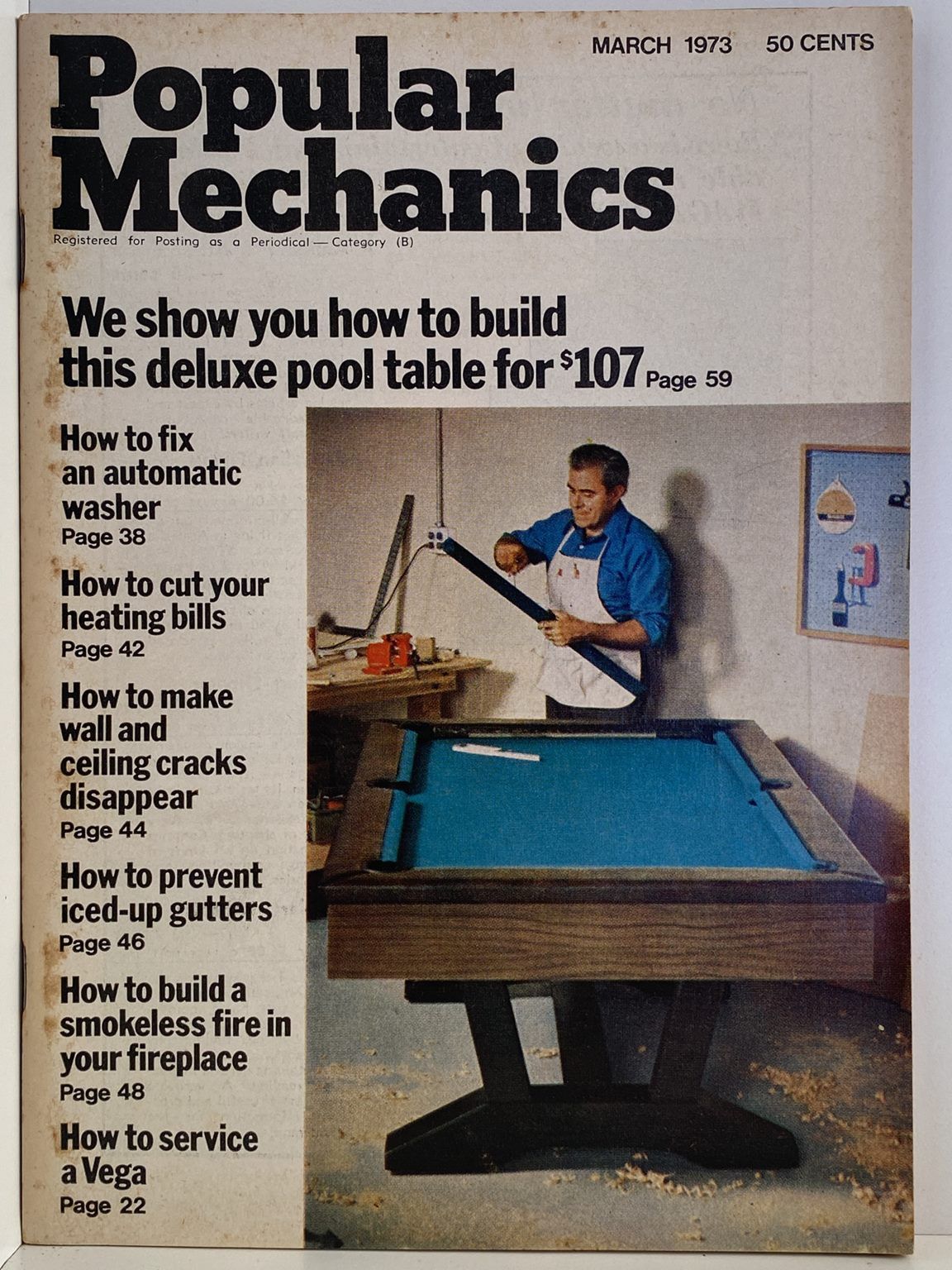 VINTAGE MAGAZINE: Popular Mechanics - Vol. 139, No. 1 - March 1973