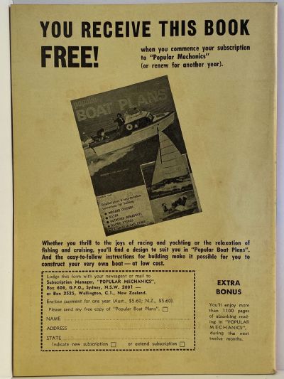 VINTAGE MAGAZINE: Popular Mechanics - Vol. 132, No. 4 - December 1969