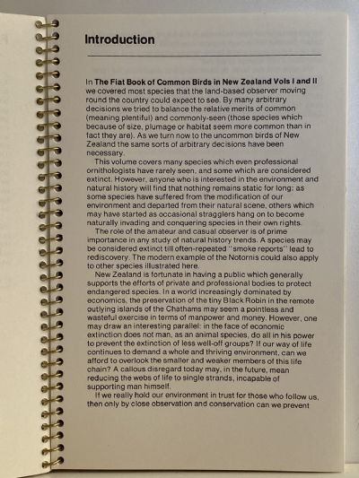 THE FIAT BOOK OF Uncommon Birds of New Zealand 3