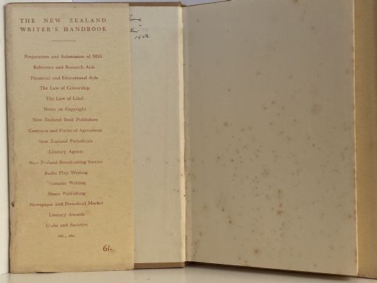 THE NEW ZEALAND WRITER'S HANDBOOK