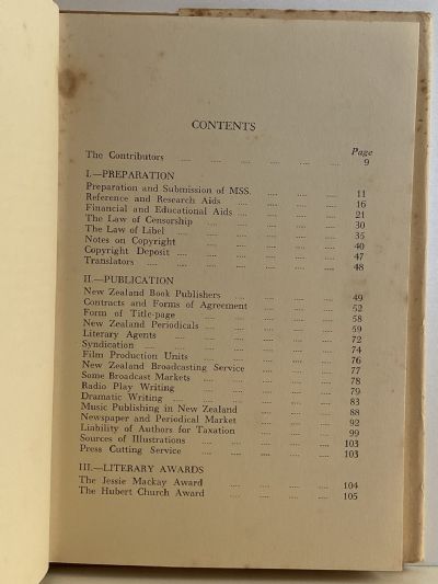 THE NEW ZEALAND WRITER'S HANDBOOK