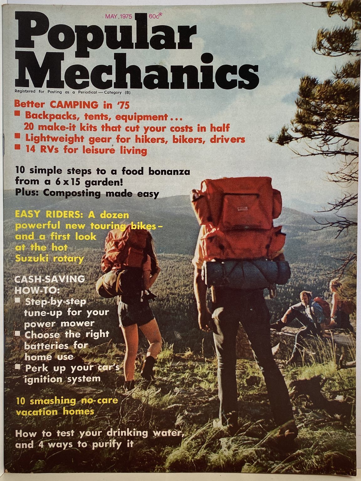 VINTAGE MAGAZINE: Popular Mechanics - Vol. 143, No. 3 - May 1975