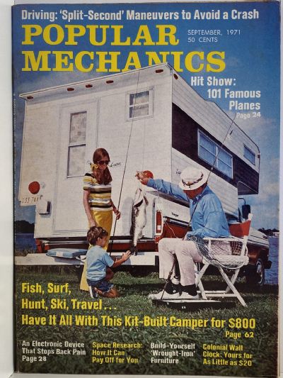 VINTAGE MAGAZINE: Popular Mechanics - Vol. 135, No. 6 - September 1971 