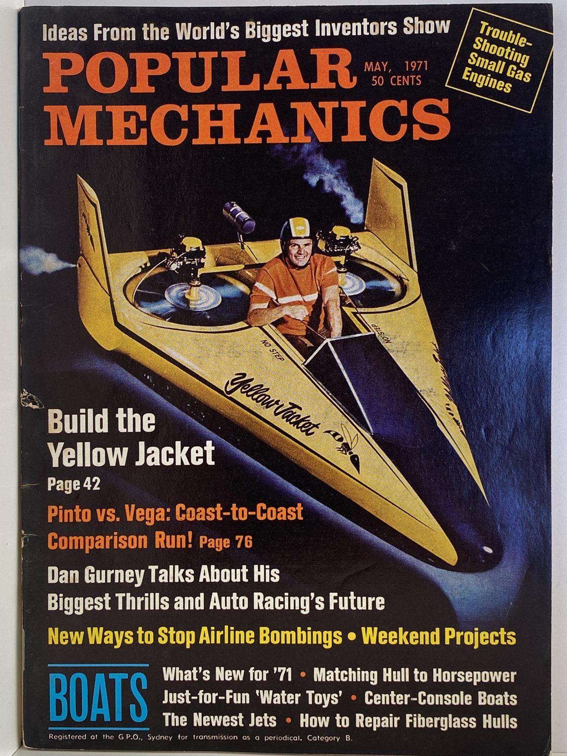 VINTAGE MAGAZINE: Popular Mechanics - Vol. 135, No. 3 - May 1971