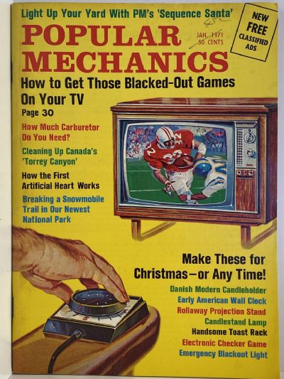 VINTAGE MAGAZINE: Popular Mechanics - Vol. 134, No. 5 - January 1971 