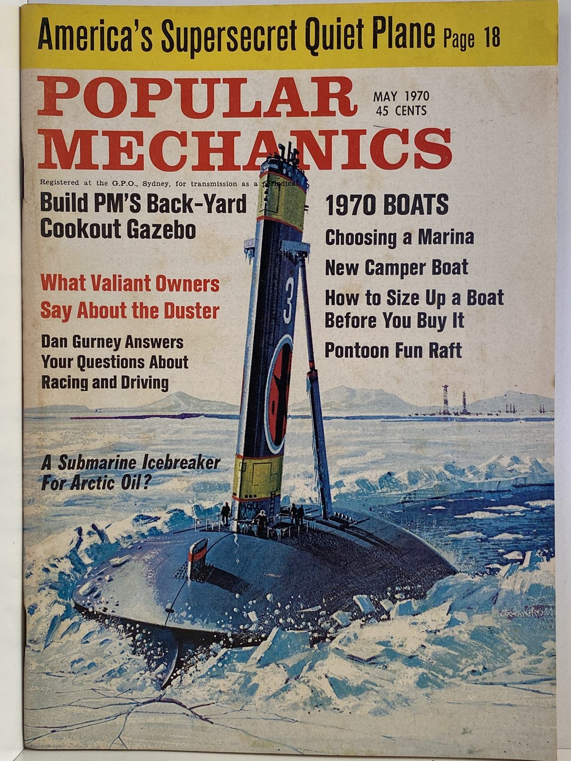 VINTAGE MAGAZINE: Popular Mechanics - Vol. 133, No. 3 - May 1970